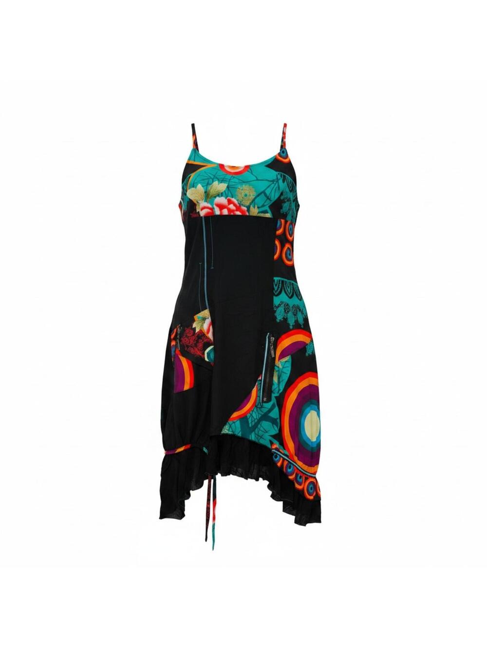 Dislay design patchwork dress